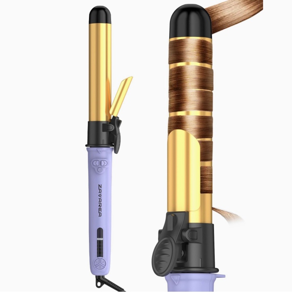 NEW Zavarea Rea Auto-Rota Rotating Curling Iron 1 1/4 Inch Upgraded Technology